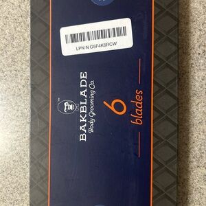 Bakblade 6-Blade Replacement Pack - Navy & Orange